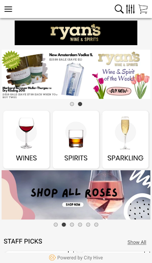 Ryans Wine & Spirits Screen 3