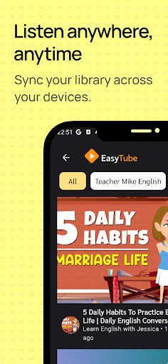 Android application 10 minute english - E master screenshort