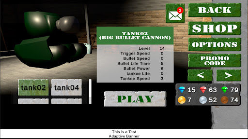 Android application Tank Royalle screenshort