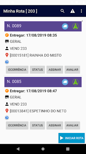 Brastrack Minha Rota Screen 2