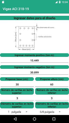 Diseño de vigas ACI 318 - 19 LITE