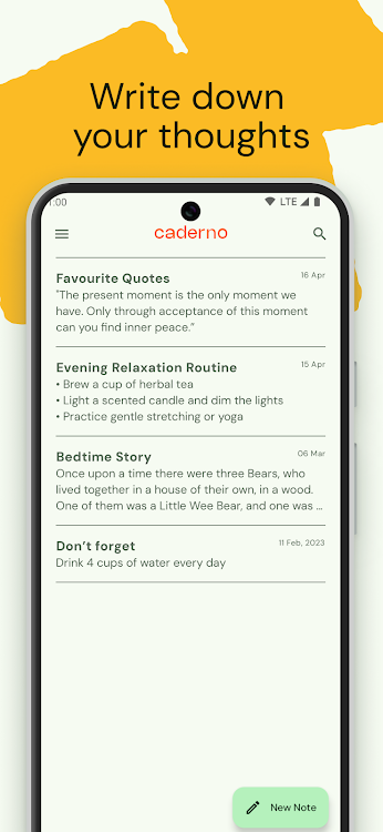 Caderno — Minimal notepad - 3.0.14 - (Android)
