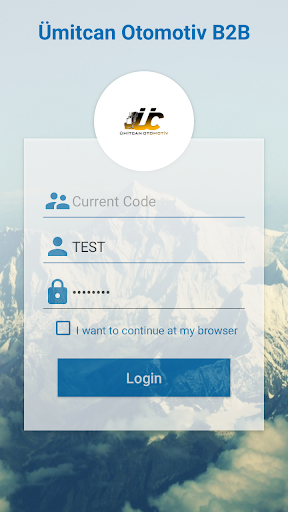 Android application Umitcan Otomotiv B2B screenshort