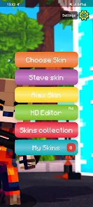 Download free Skin Editor 3D for Minecraft 3.4.5 APK for Android
