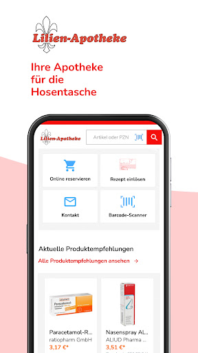 Android application Lilien-Apotheke Stockelsdorf screenshort