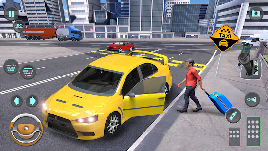Скачать игру City Taxi Driving simulator: PVP Cab Games 2020 для Android бесплатно