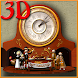 Thanksgiving Animated Clock 3D