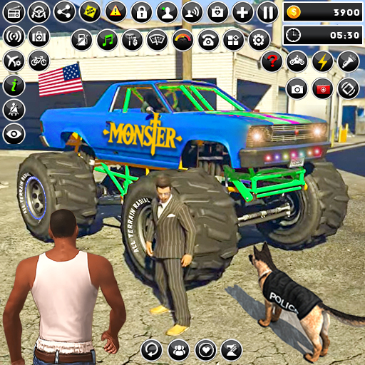 Derby Monster Truck Stunt Game