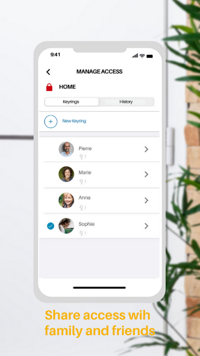 Somfy Keys Screen 3