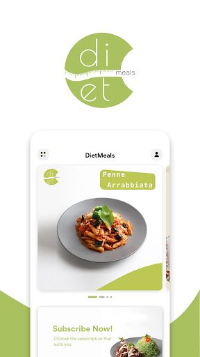 Android application Diet Meals screenshort