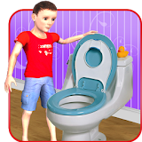 Kids Toilet Emergency Sim 3D icon