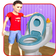 Kids Toilet Emergency Sim 3D  Icon