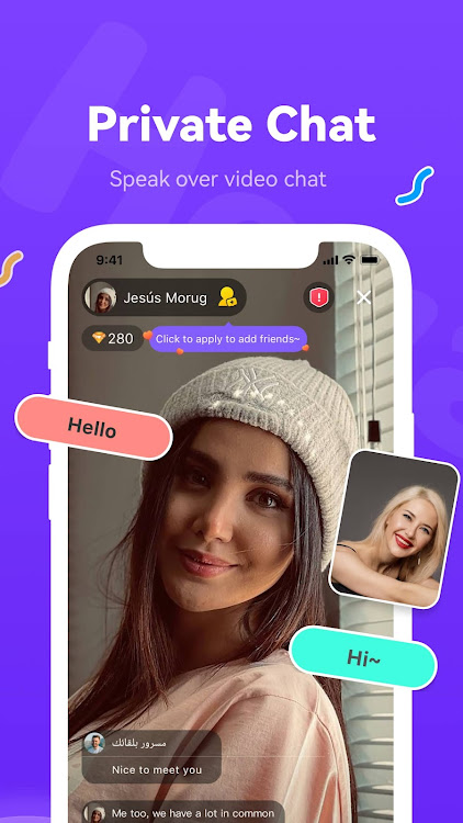 Heya - Video chat.Live.Friends - 1.9.49 - (Android)