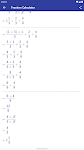 screenshot of Fraction Calculator: Math Calc