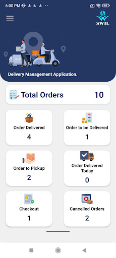 Android application SwilDispatch screenshort