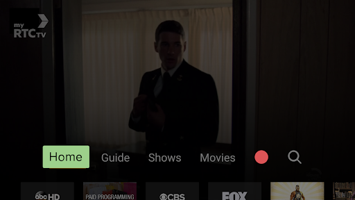 Screenshot of My RTC TV