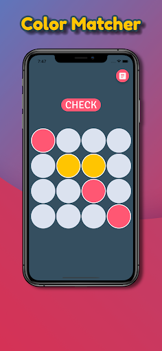 Android application Color Matching screenshort