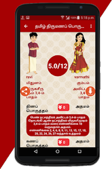 Tamil Marriage Poruthamのおすすめ画像2