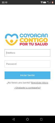 Android application Coyoacán Contigo por tu Salud screenshort