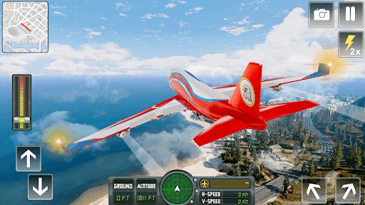 Flying Airplane Pilot Games