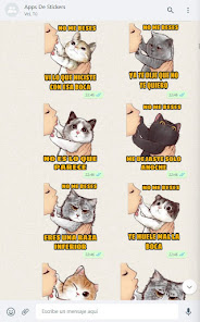 Screenshot 6 Besos Stickers con Movimiento android