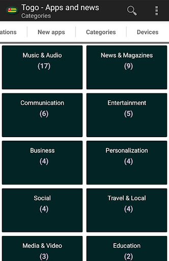 Togo apps Screen 3