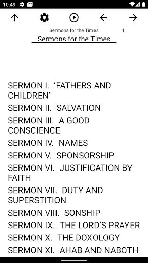 Android application Book, Sermons for the Times screenshort