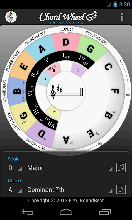 Chord Wheel : Circle of 5ths - 5.0 - (Android)
