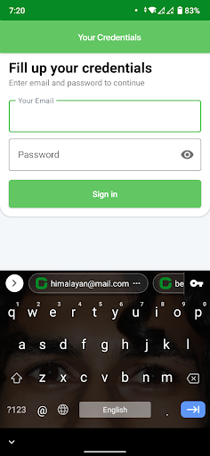 clickEAT Chef Screen 2