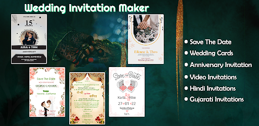 Android application Wedding Card Maker: Invitation screenshort