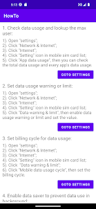 How to : save data usage guide