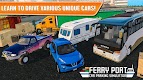 screenshot of Ferry Port Trucker Parking Sim