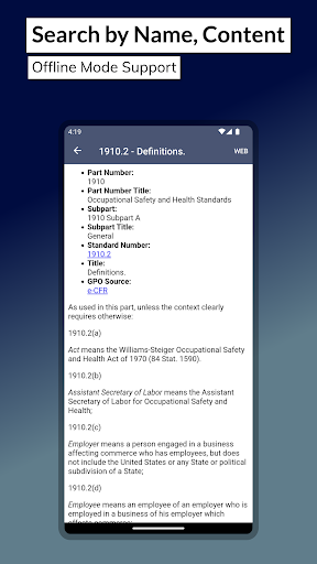 OSHA Safety Regulations Guide screenshot 3