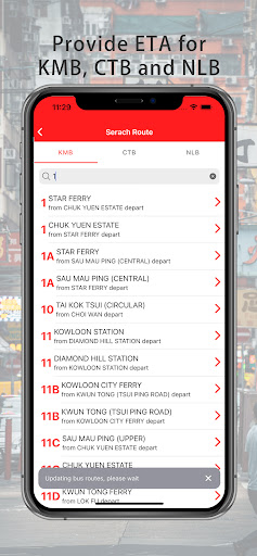 Bus Arrival Screen 2