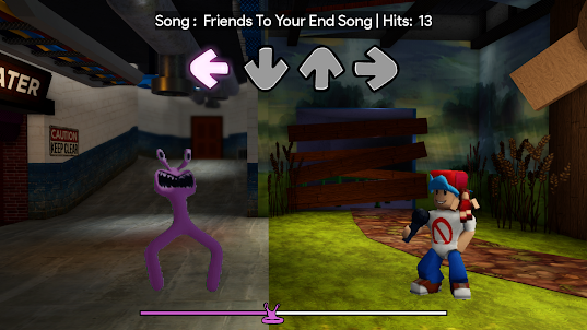 Pink Rainbow Friends FNF Mod