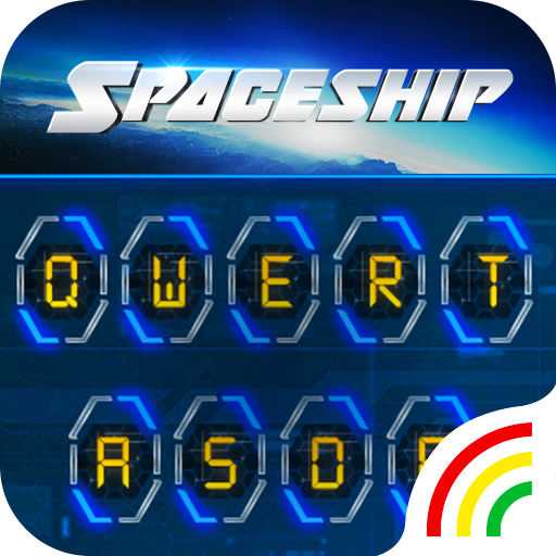 Neon Spaceship Keyboard Theme  Icon