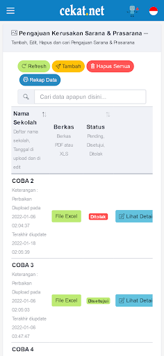 Cekat App Screen 2