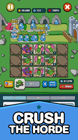 Game screenshot Hero Defense: Merge TD mod apk