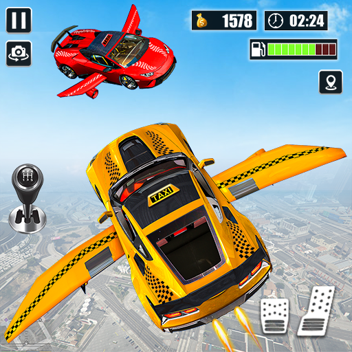 Flying Taxi Driving Game Sim Download on Windows