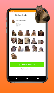 WhatsApp 用の猿のステッカーのおすすめ画像4