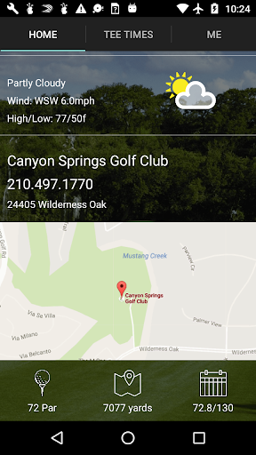 Canyon Springs Golf Tee Times Screen 2