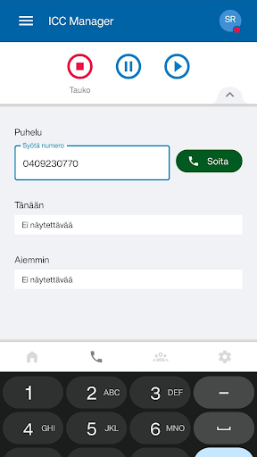 ICC Manager Screen 2