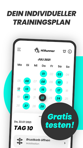 Android application HiRunner screenshort