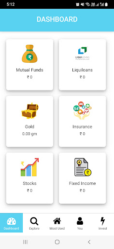 Android application SUGAM NIVESH:MUTUAL FUND & SIP screenshort