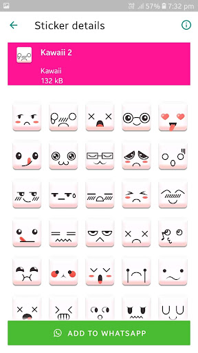 Anime WAStickerApps : Love, Cu Screen 2