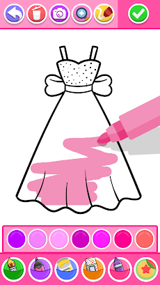 Princess Coloring Game Glitterのおすすめ画像3