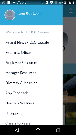 TRBOT Connect Screen 2