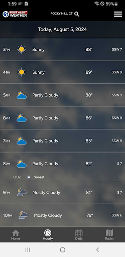 WFSB First Alert Weather Screen 2