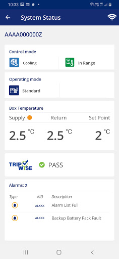 ContainerLINK™ Screen 2