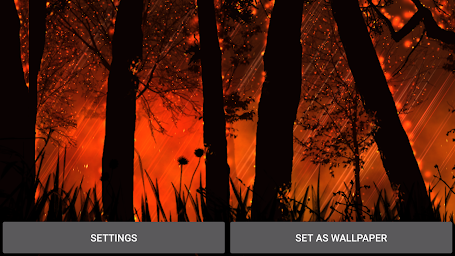 Burning Forest Live Wallpaper